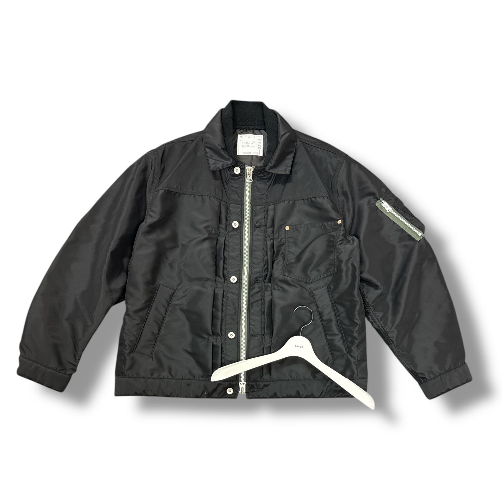 sacai ミリタリージャケット24ー03555M オリジナルファッション - sacai ミリタリージャケット24ー03555M