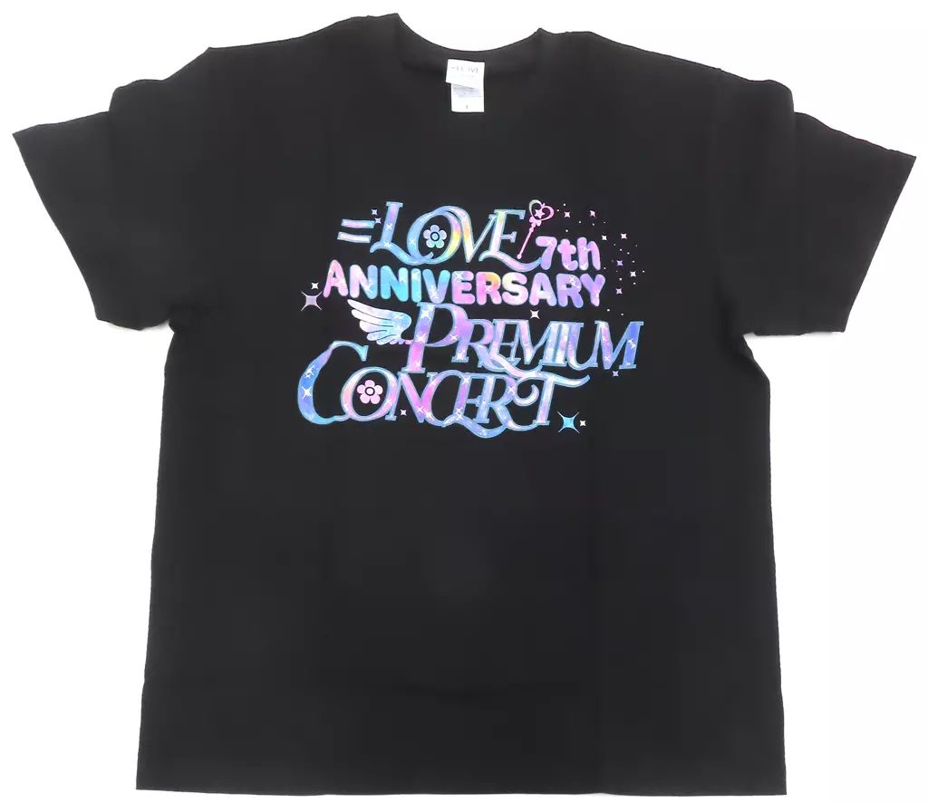 中古】Tシャツ イコールラブ(=LOVE) 7周年記念Tシャツ ブラック