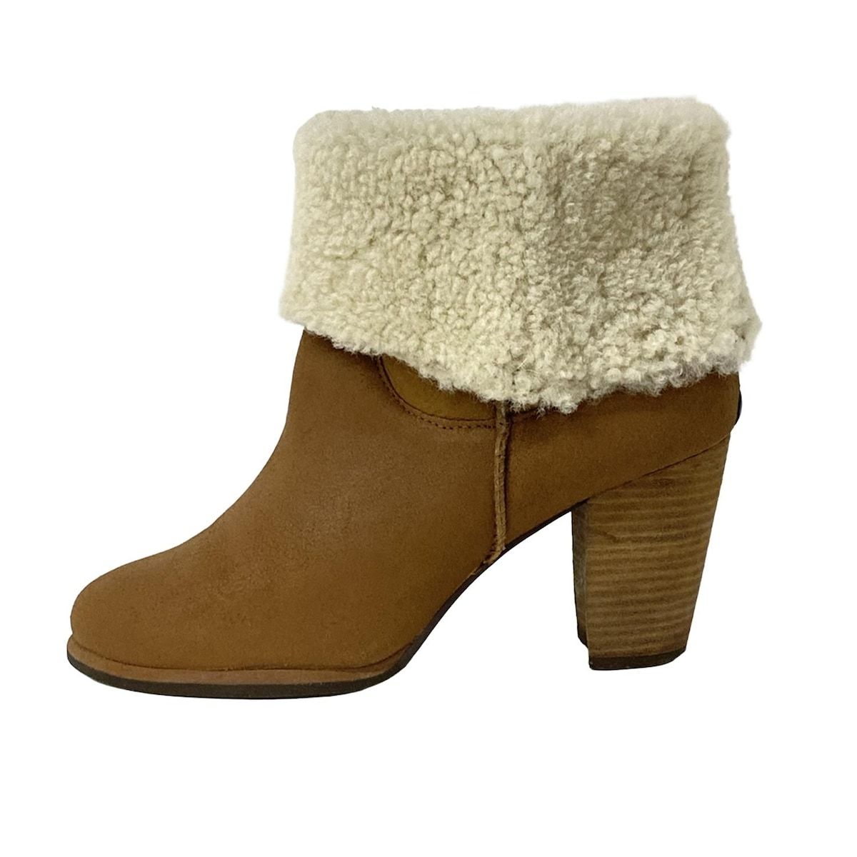 UGG アグ ショートブーツ 25 レディース - 1008764 ブラウン ムートン