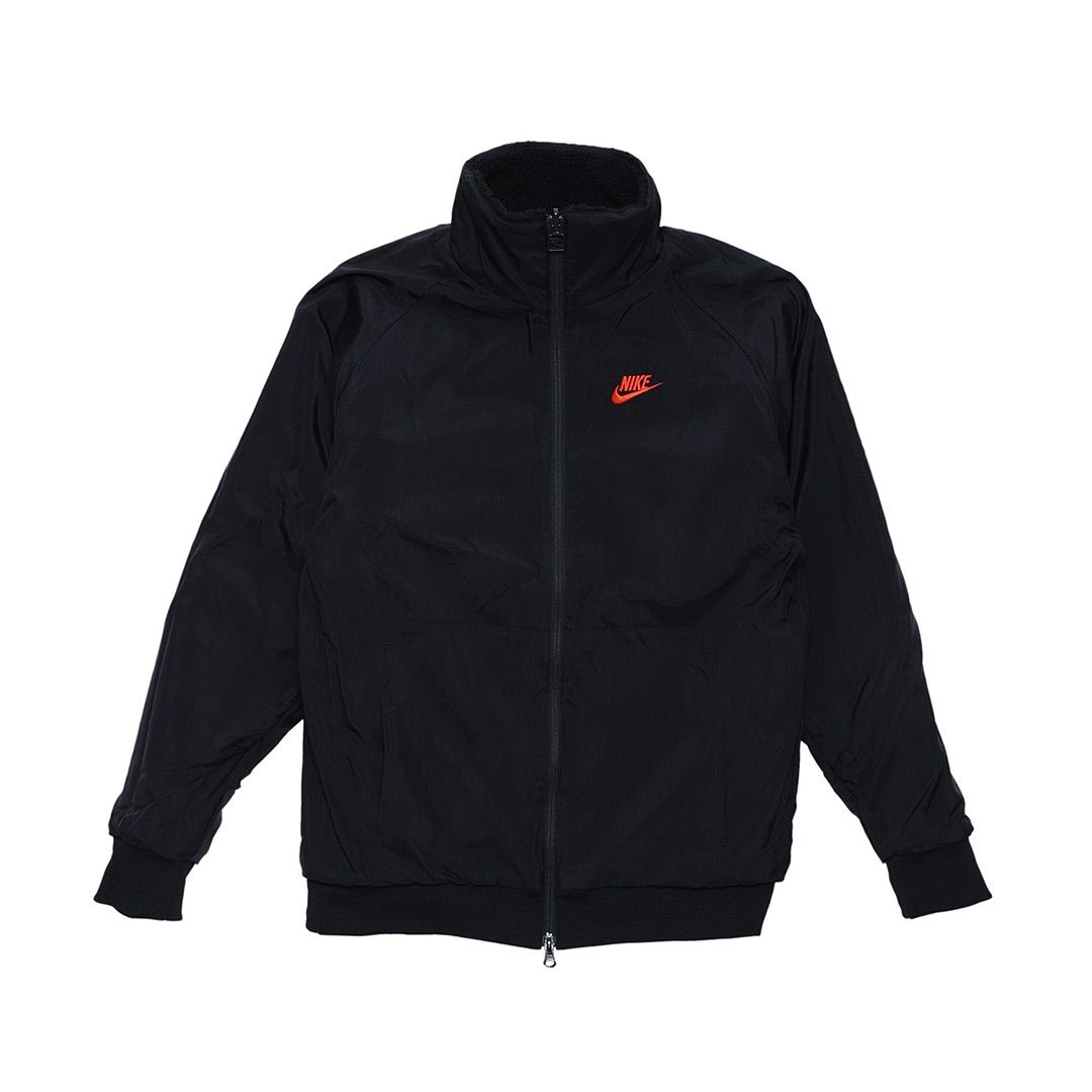 新品】NIKE ナイキ リバーシブル ボアジャケット SWOOSH レッド 新品】NIKE ナイキ リバーシブル ボアジャケット SWOOSH レッド