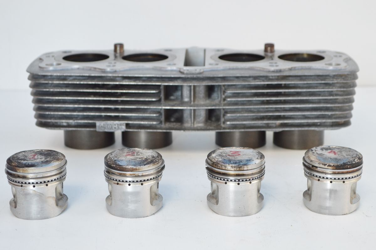 CB400Fシリンダーブロック408ccピストン4個セット ホンダ CB400Four