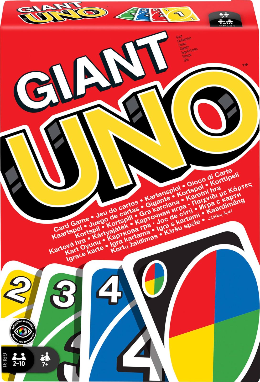 マテルゲーム ウノ(UNO) ジャイアントウノ GRL91 2、大 