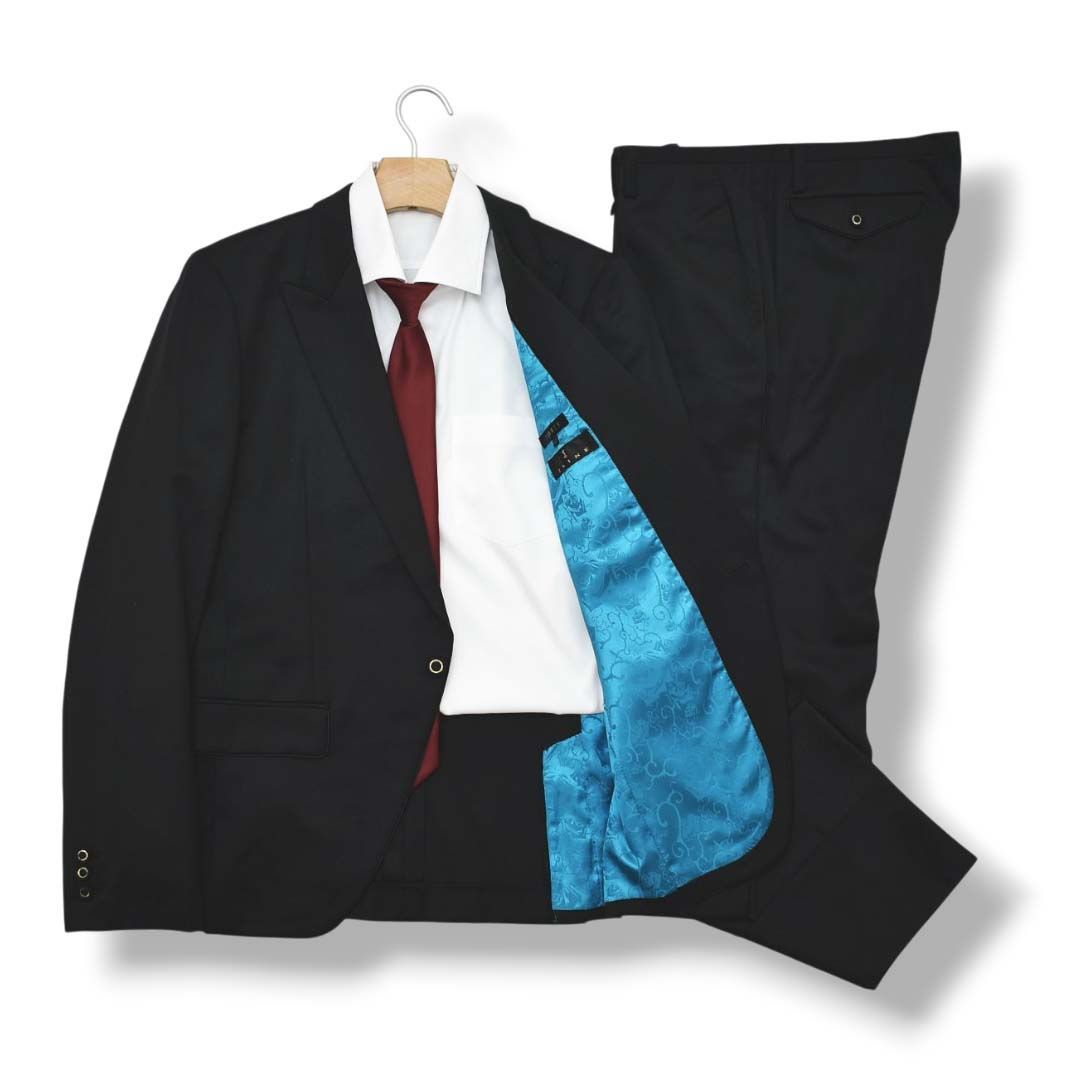 秋冬 / 即戦力 / 美品 / 撥水加工】 JUN MEN ダブル スーツ