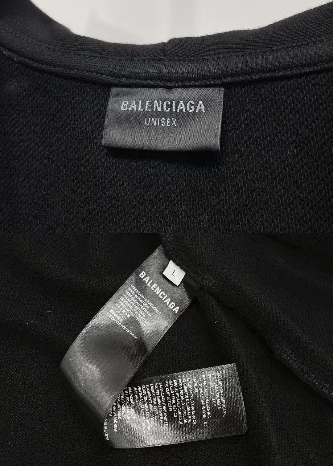 BALENCIAGA キャンペーンロゴ　グラフィティ　デストロイ ジップパーカー