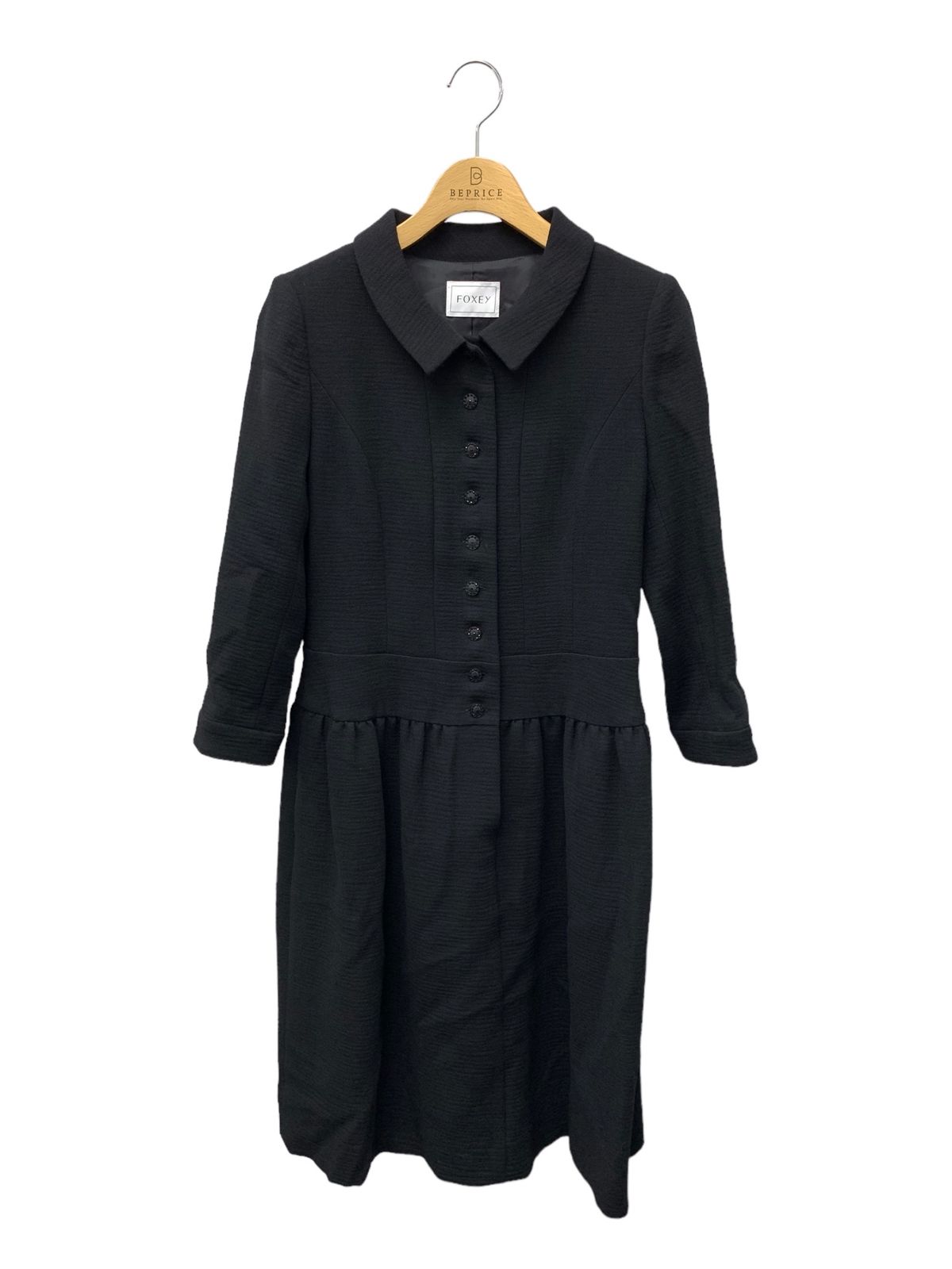 フォクシーブティック Dress Shine Drop 35115 ワンピース 40 ブラック