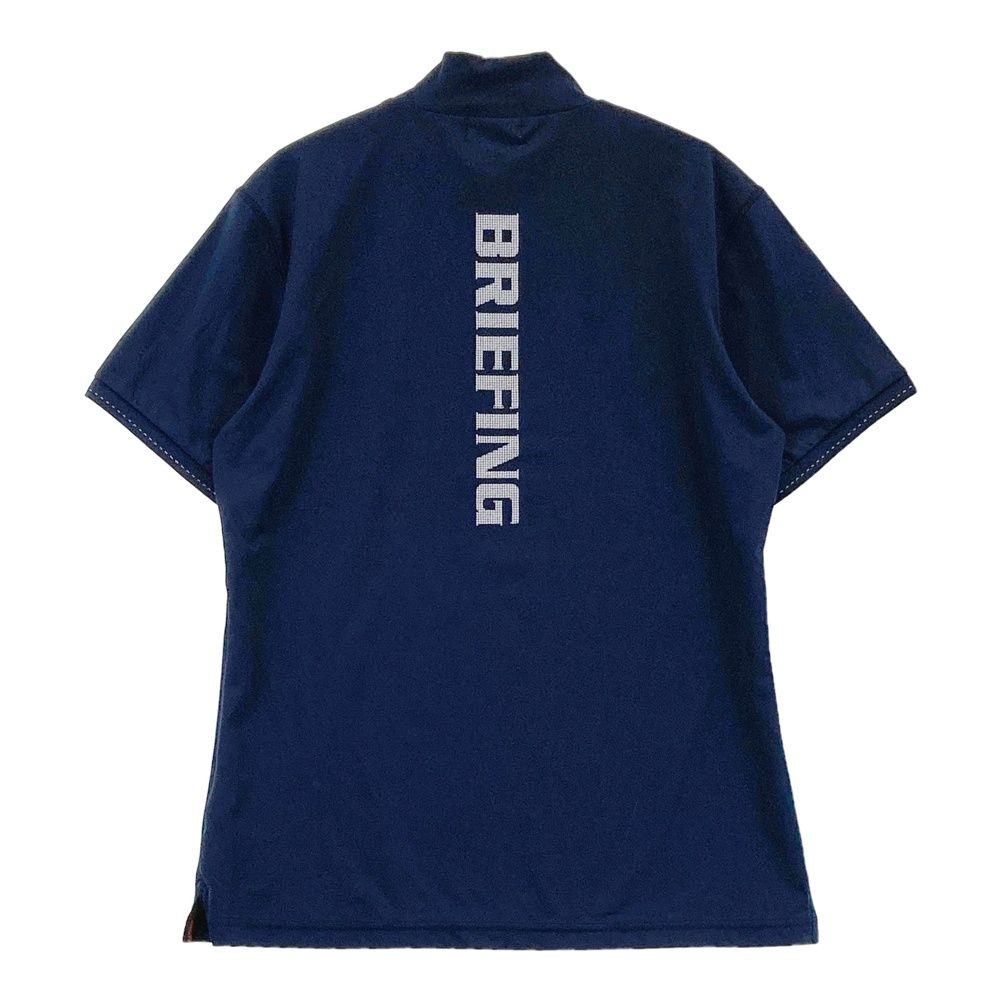 BRIEFING GOLF ブリーフィング 半袖ポロシャツ ネイビー系 M