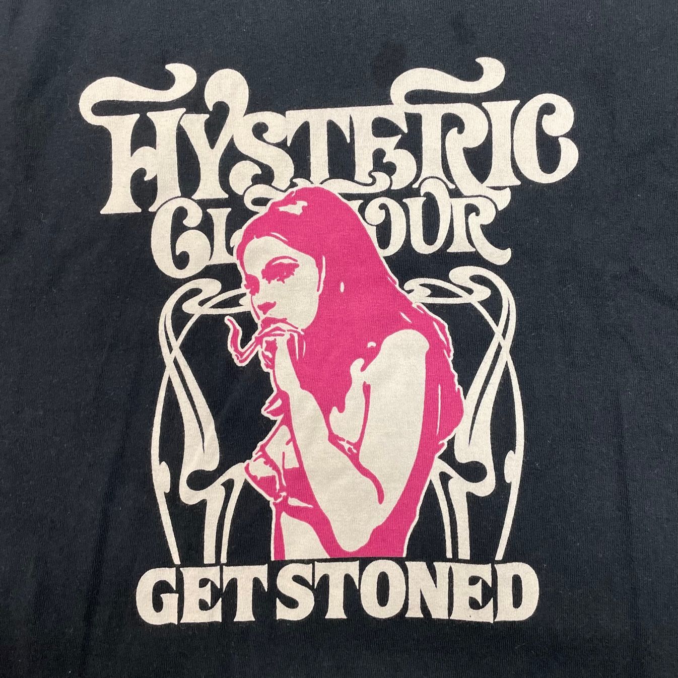 HYSTERIC GLAMOUR 23SS GET STONED Tシャツ ガールプリント Tシャツ