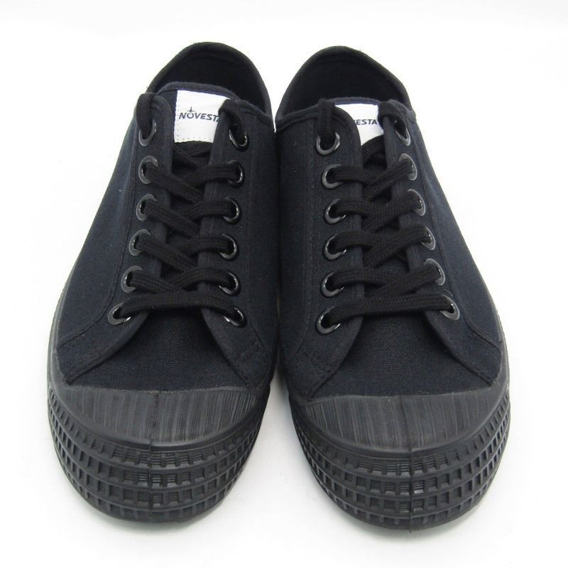 未使用 NOVESTA ノヴェスタ 41 STAR MASTER COTTON ノベスタ スターマスター ローカット ブラック ALL BLACK  70016049 - メルカリ