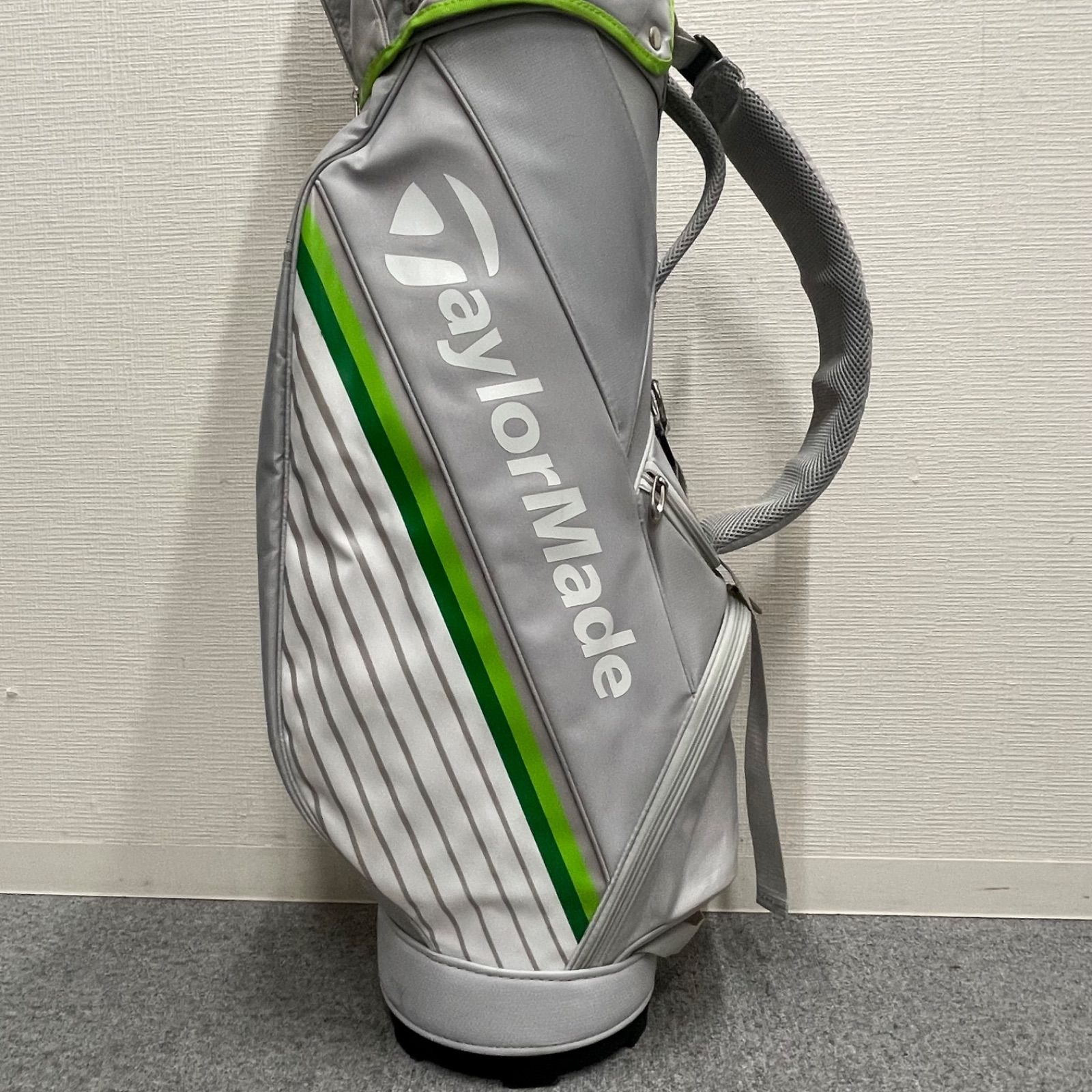 NPA TaylorMade テーラーメイド ゴルフバッグ キャディバッグ グレー×グリーン