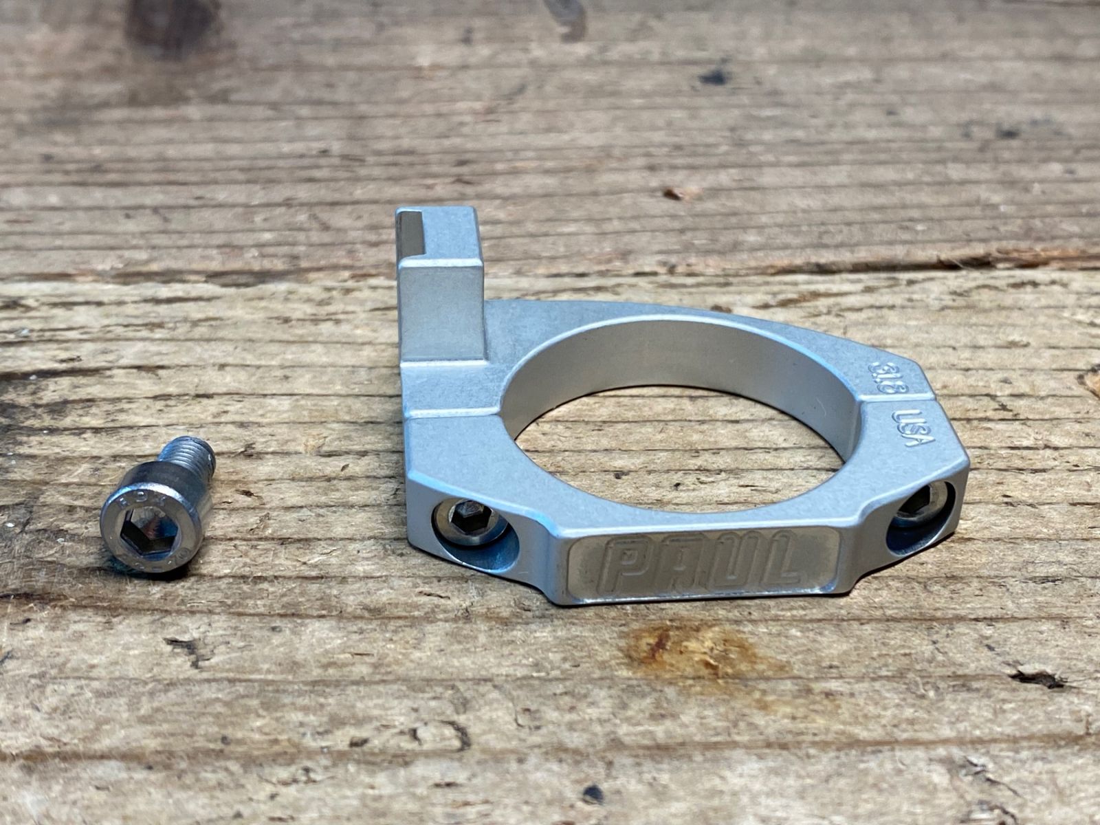 JJ959 ポール PAUL COMPONENT Sram Shifter Adapter シルバー Φ31.8