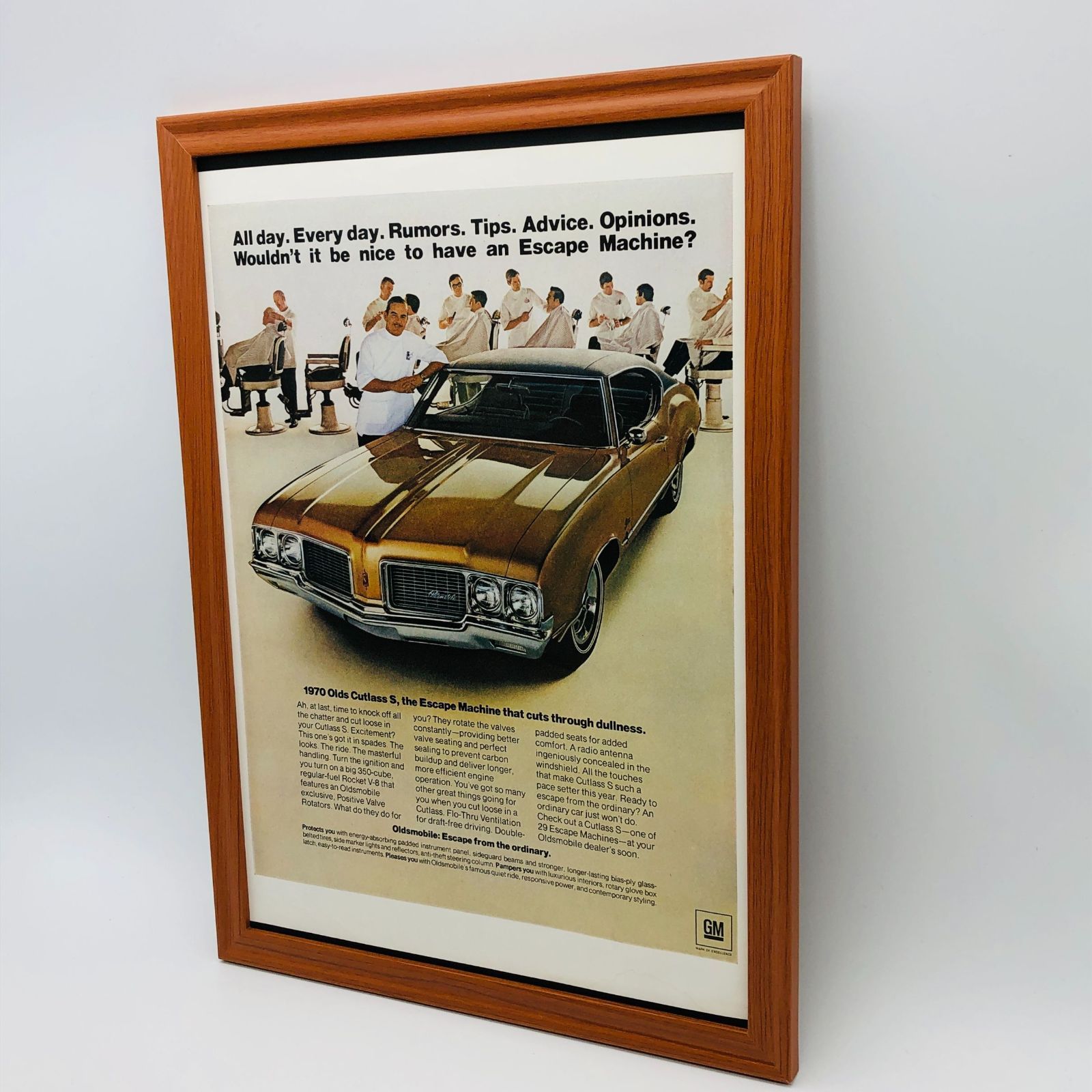 ビンテージ 広告 ポスター 『 ゼネラルモータース オールズモビル (GM