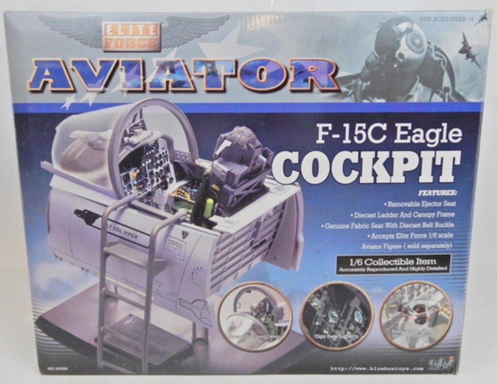 レア品　F-15C Eagle Cockpit 1/6スケール 🇺🇸 Elite Force - F-15 Cockpit ✈️ - 1:6 scale - Unbox