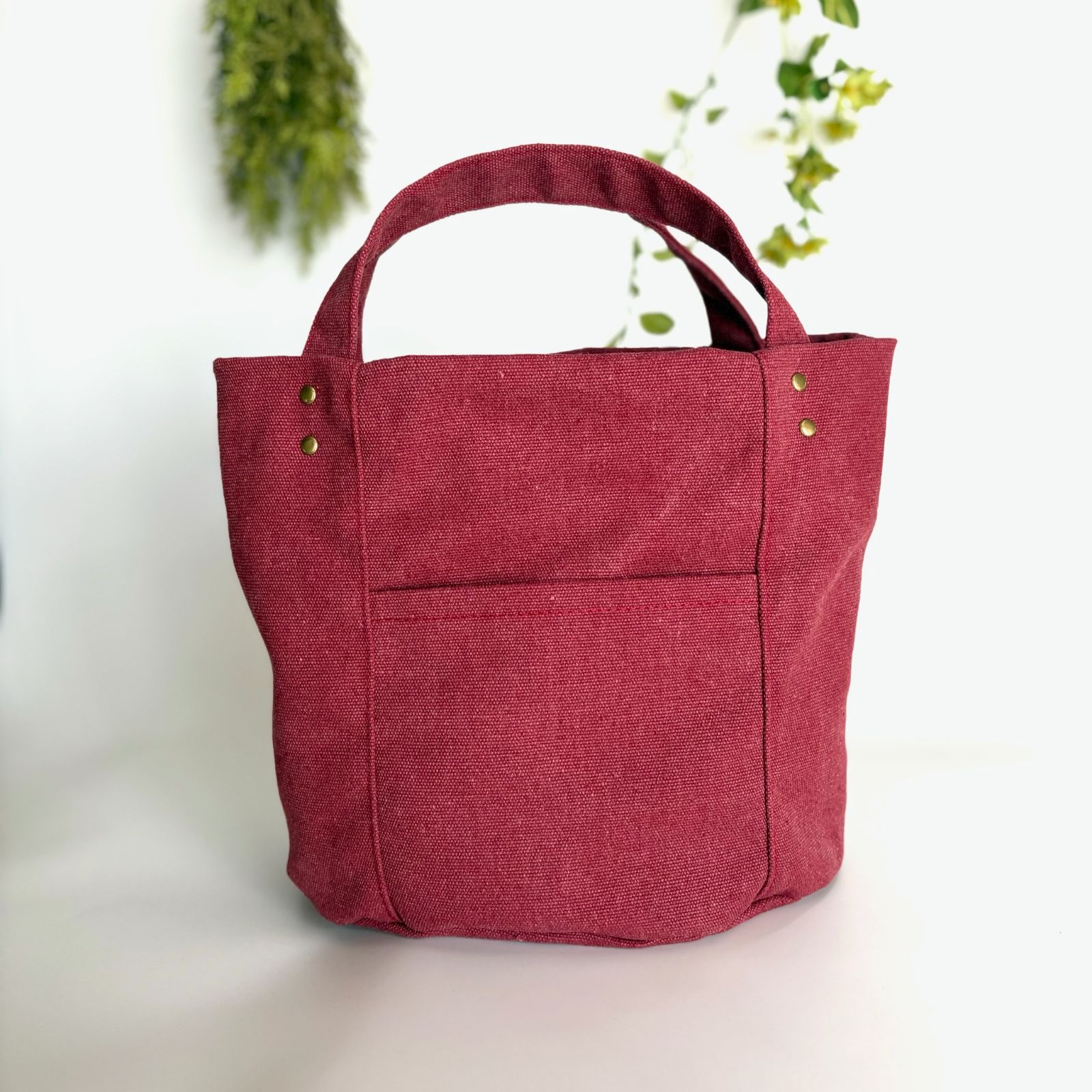 ハンドメイド、トートバック、帆布、オーバル、バケツ型、 オーバルトートバッグ ハンドメイド 8号帆布 バケツバッグ 楕円
