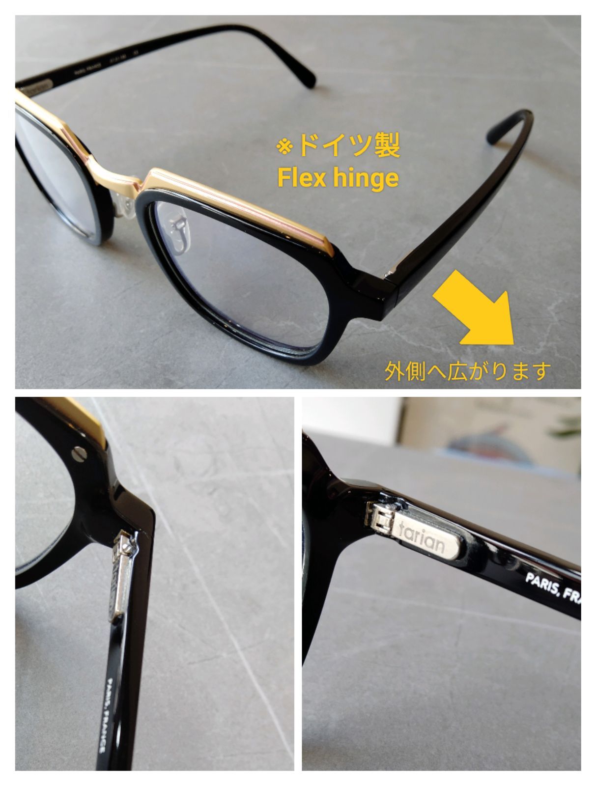 tarian PARIS（タリアン）』「LEPIC‐Black/Gold」 EAM037679 ［男女