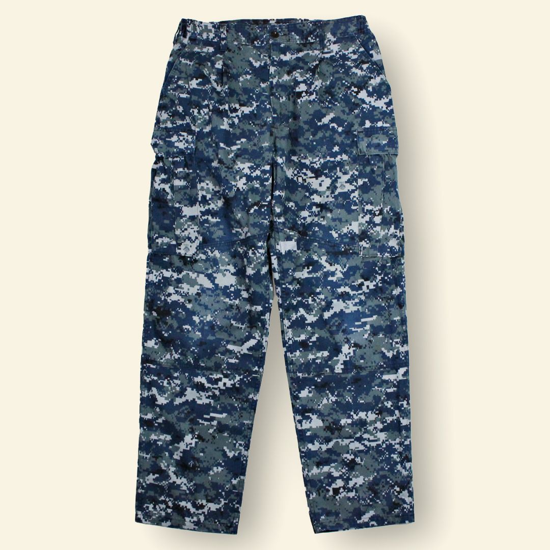 U.S NAVY 米軍実物 NWU デジタル迷彩 カーゴパンツ MEDIUM-REGULAR NAVY WORKING UNIFORM ミリタリーパンツ  サバゲー キャンプ - メルカリ