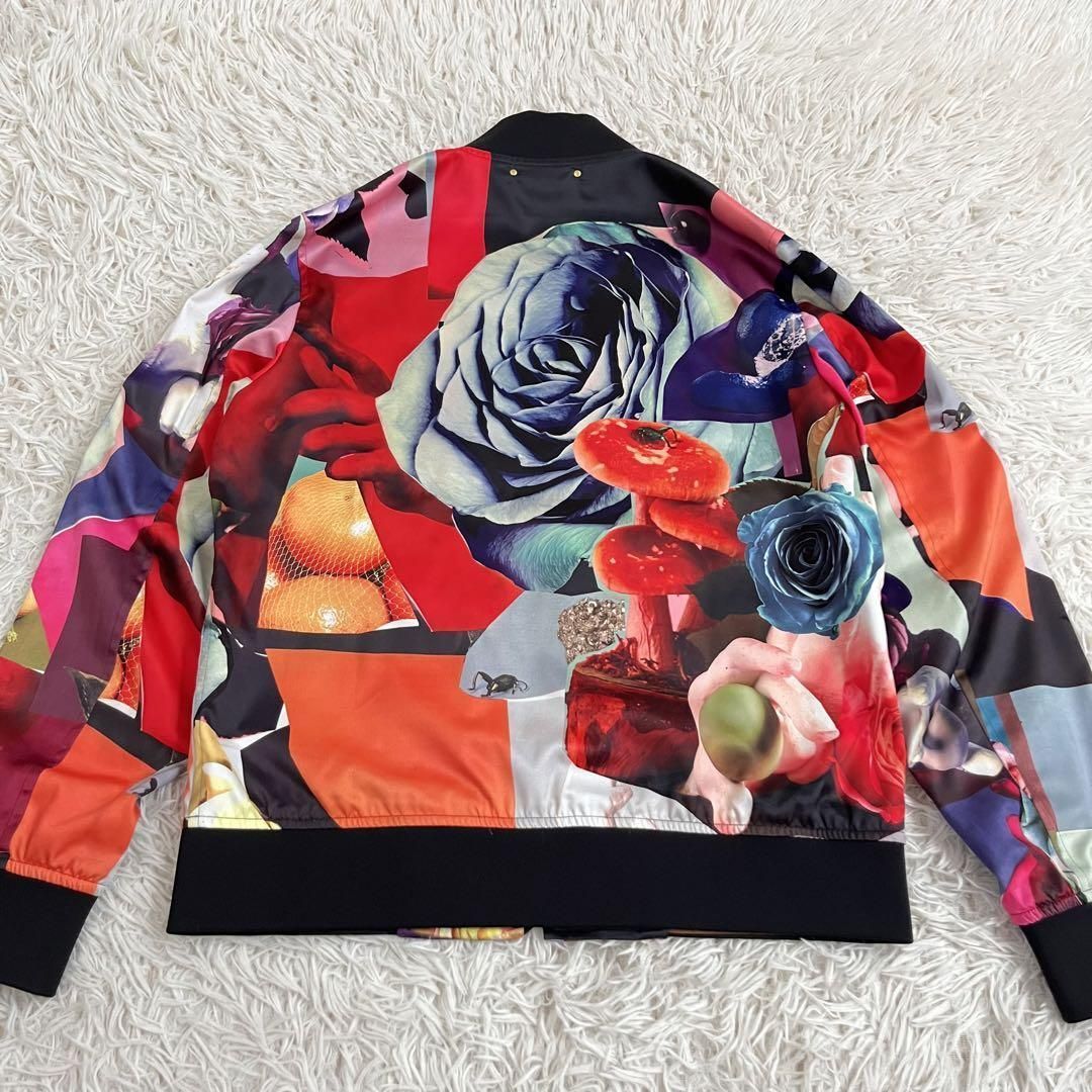 大きいサイズ】Paul Smith ポールスミス Rose Collage 18AW PRE COLLECTION ローズカレッジ MA-1 ブルゾン  XL ローズ 薔薇 ゴールド金具 - メルカリ