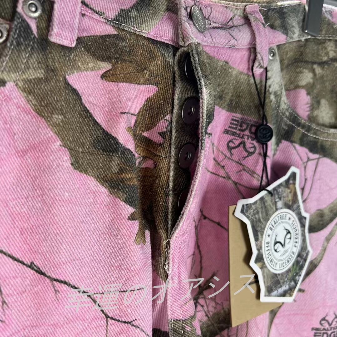極美品 stussy BIG OL JEANS FW23 ピンク - メルカリ