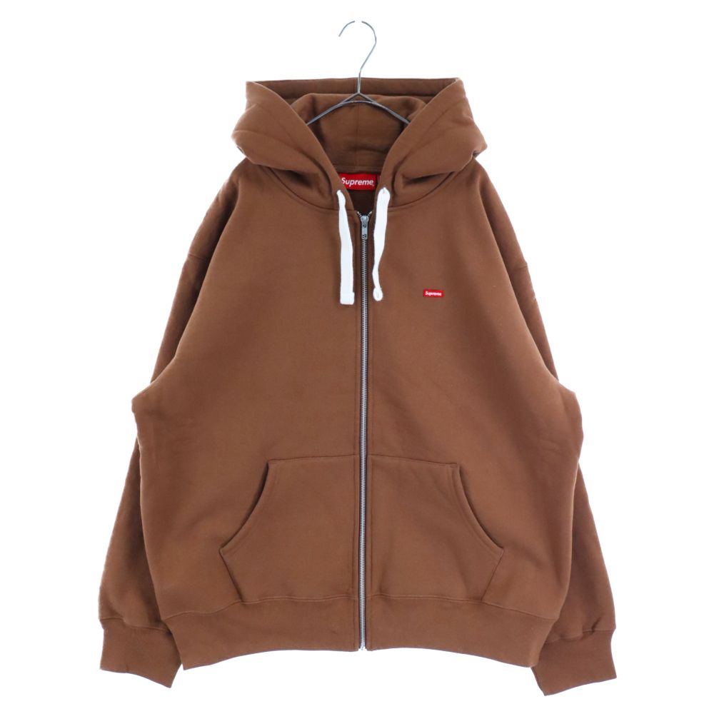 最適な価格Supreme スモール ボックス ドローコード ジップ アップ フーディー L トップス