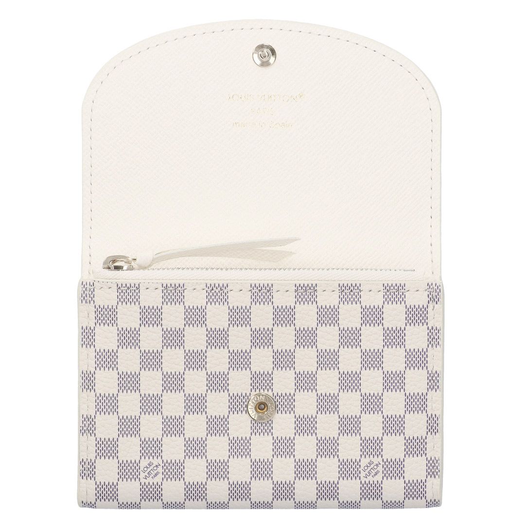 ルイヴィトン LOUIS VUITTON 折財布 二つ折り財布 ダミエ・アズール