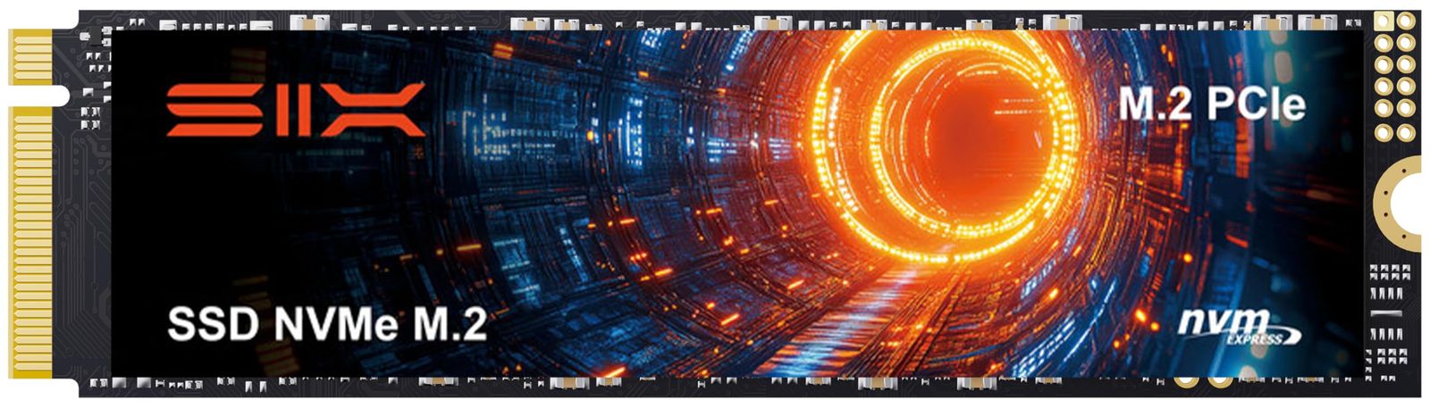 SIX NVMe M.2 SSD PCIe Gen4x4 1TB M.2 2280規格 最大7350MB|s読込 - PS5メモリー拡張対応|ヒートシンク付属 ノートPC デスクトップ用内蔵SSD ゲーミング高速化