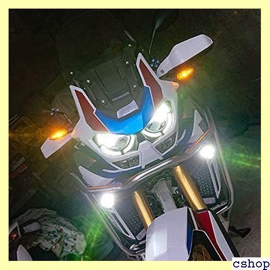 Aoling バイク フォグランプ LED 12V 24V兼用 防水スイッチ付き