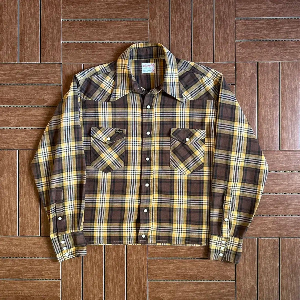 Wrangler ラングラー usa ウエストン チェック シャツ