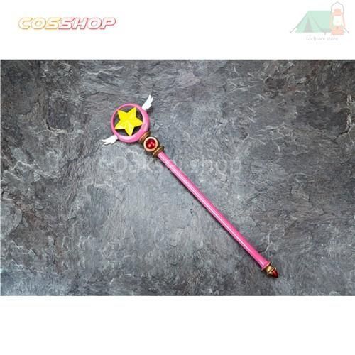 カードキャプターさくら 星の杖 木之本 桜 きのもと さくら 風 コスプレ道具 小物 cosplay