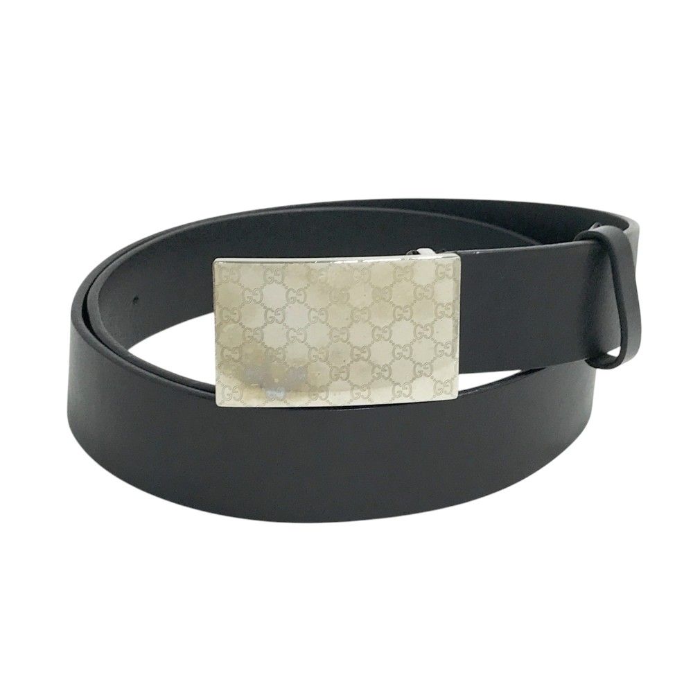 GUCCI グッチ 147142 0959 85 34 バックルベルト ブラック系 240101424495