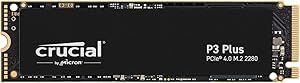 Crucial クルーシャル P3 Plus 1TB NVMe PCIe M.2 内蔵型SSD 5000MB|秒 CT1000P3PSSD8 5年保証