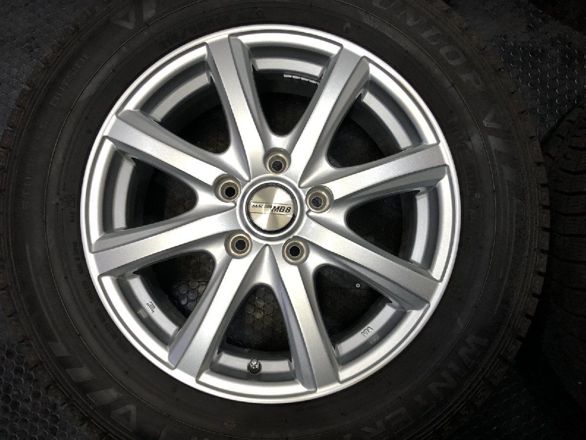 DUNLOP WM03 215/60R16】スタッドレス【MACBES MB8 16インチ 6.5 