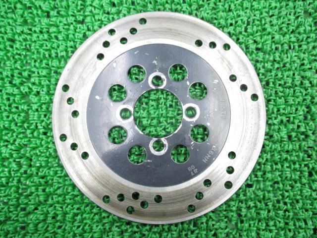 KSR フロントブレーキディスク カワサキ 純正 中古 バイク 部品 KSRⅠ KSRⅡ 曲がり無し M 車検 Genuine
