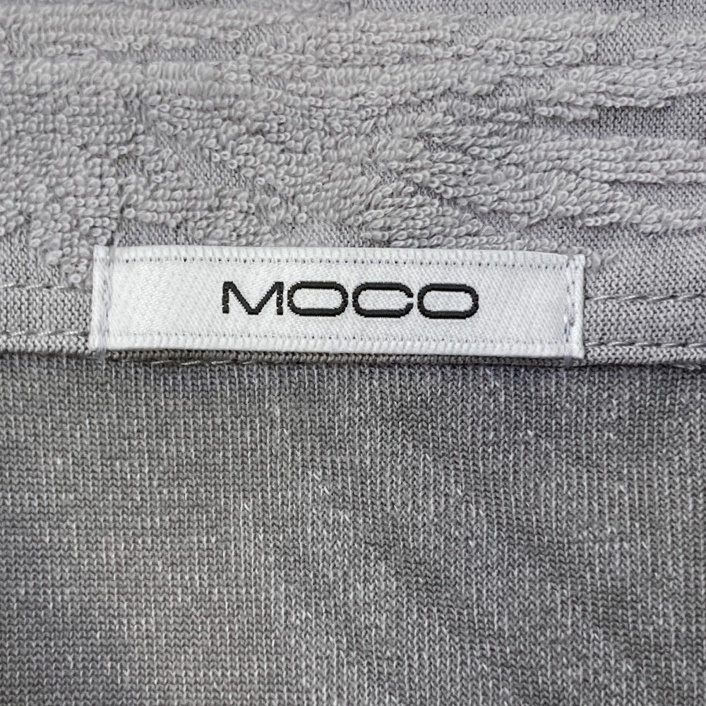 サイズ：48 MOCO モコ 21-2241341 半袖ポロシャツ パイル  グレー系 [240101416658] ゴルフウェア メンズ ストスト MOCO モコ 21-2241341 半袖ポロシャツ パイル グレー系 サイズ