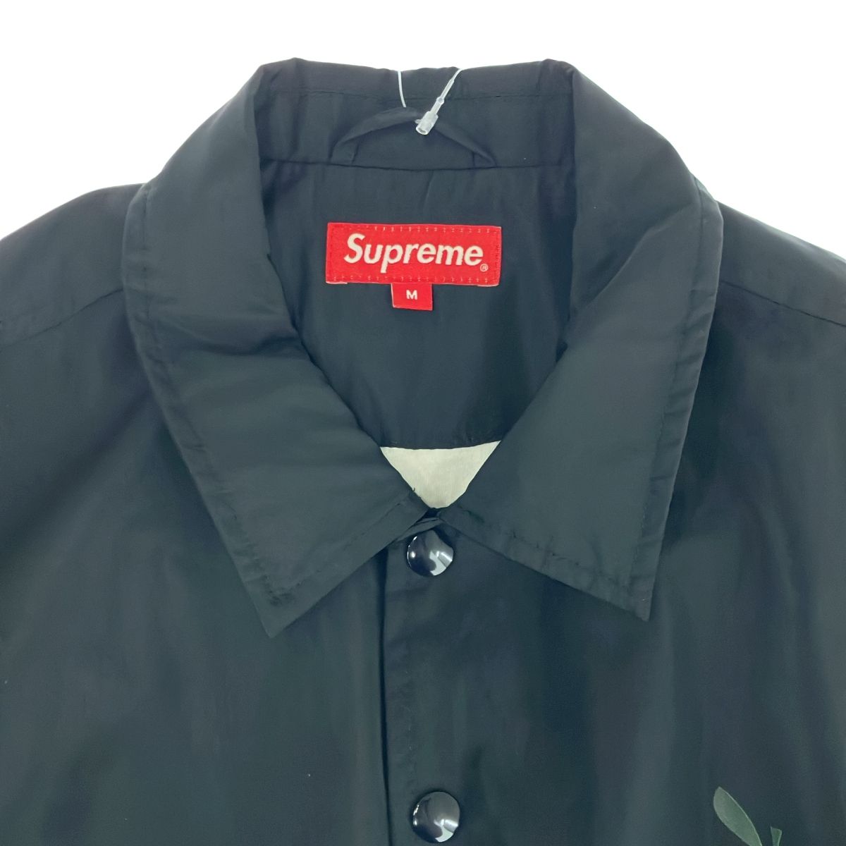 【大人気】シュプリーム コーチジャケット サイズM　19SS Apple Supreme シュプリーム 19SS Apple Coaches Jacket ロゴ アップル