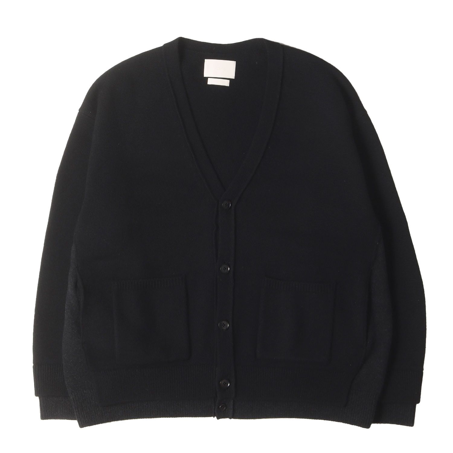 YOKE ヨーク カーディガン ブラック×グレー サイズ:2 | 22AW 