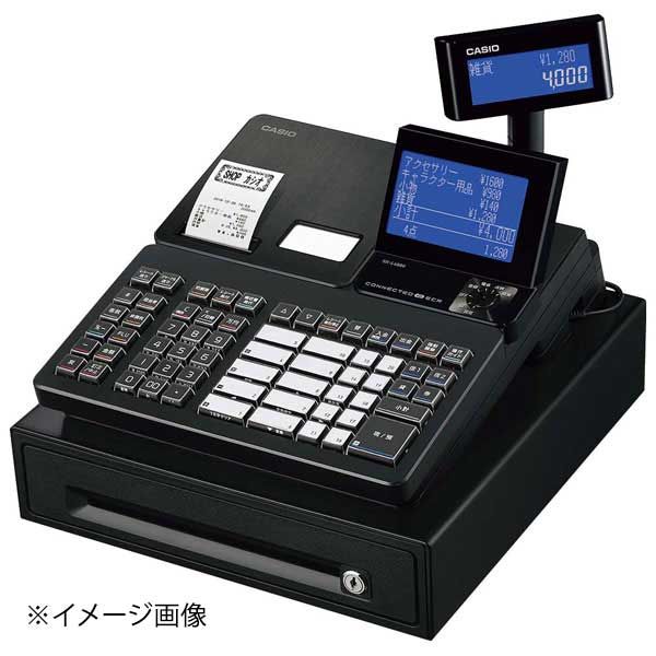 中古品　カシオ　レジスター　SR-S4000-20S 新品】カシオ レジスター SR-S4000EX-20S-BK ブラック - メルカリ