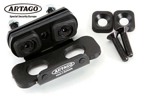 ARTAGO K200 アルタゴ #32ディスクロック アラーム専用 ホルダーキット【汎用プレートサンドイッチ装着タイプ】盗難防止 専用車載キット 【ロックは別売】