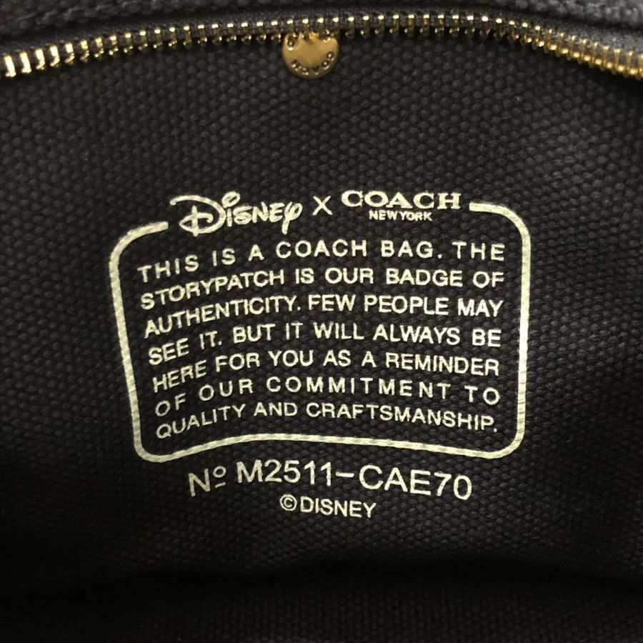 美品】COACH コーチ ディズニー カーゴトート 26 バッグ ミッキー