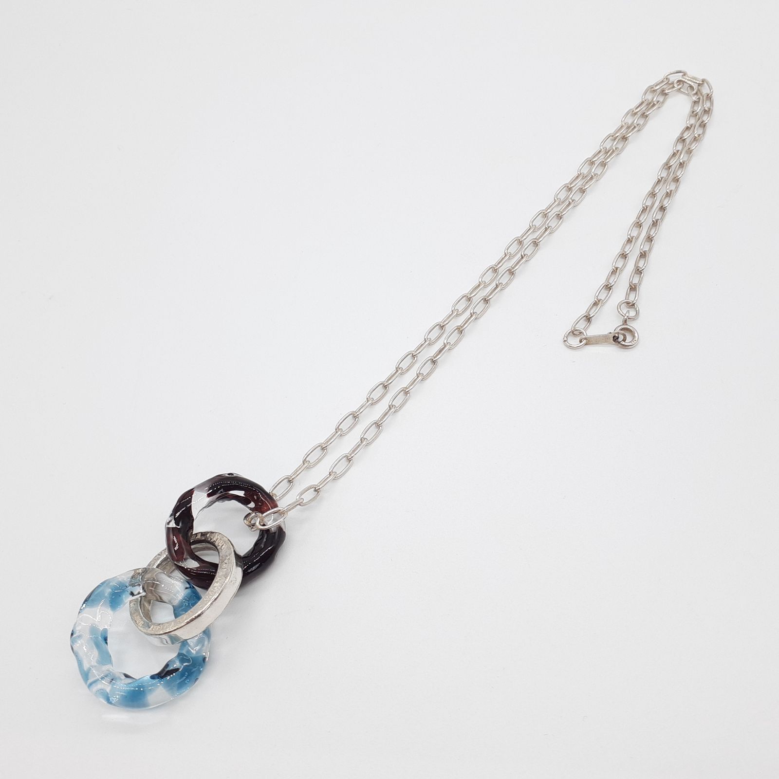 MONGO モンゴ ネックレス SILVER 925 シルバー ガラス MONGO001・66 