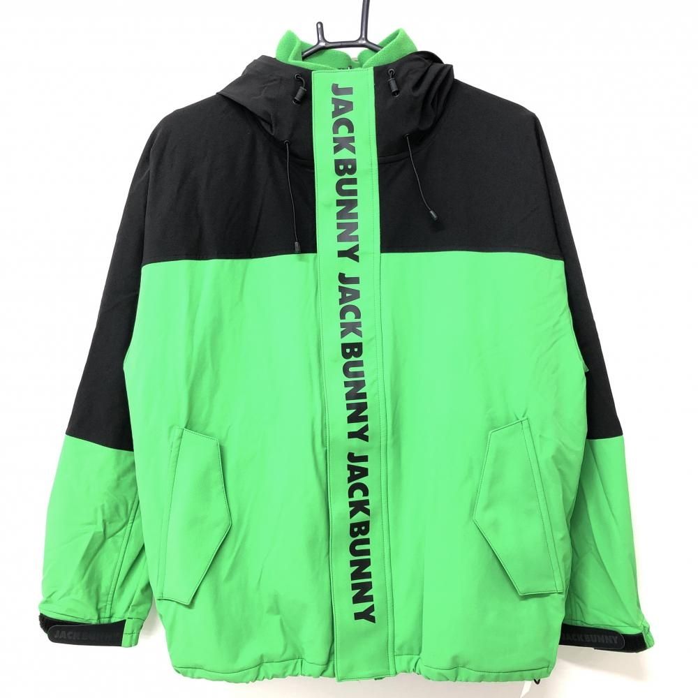 SALE価格【美品】ジャックバニー ナイロンパーカー×異素材フリースジャケット レディース 2(L) ゴルフウェア 2023年モデル Jack Bunny
