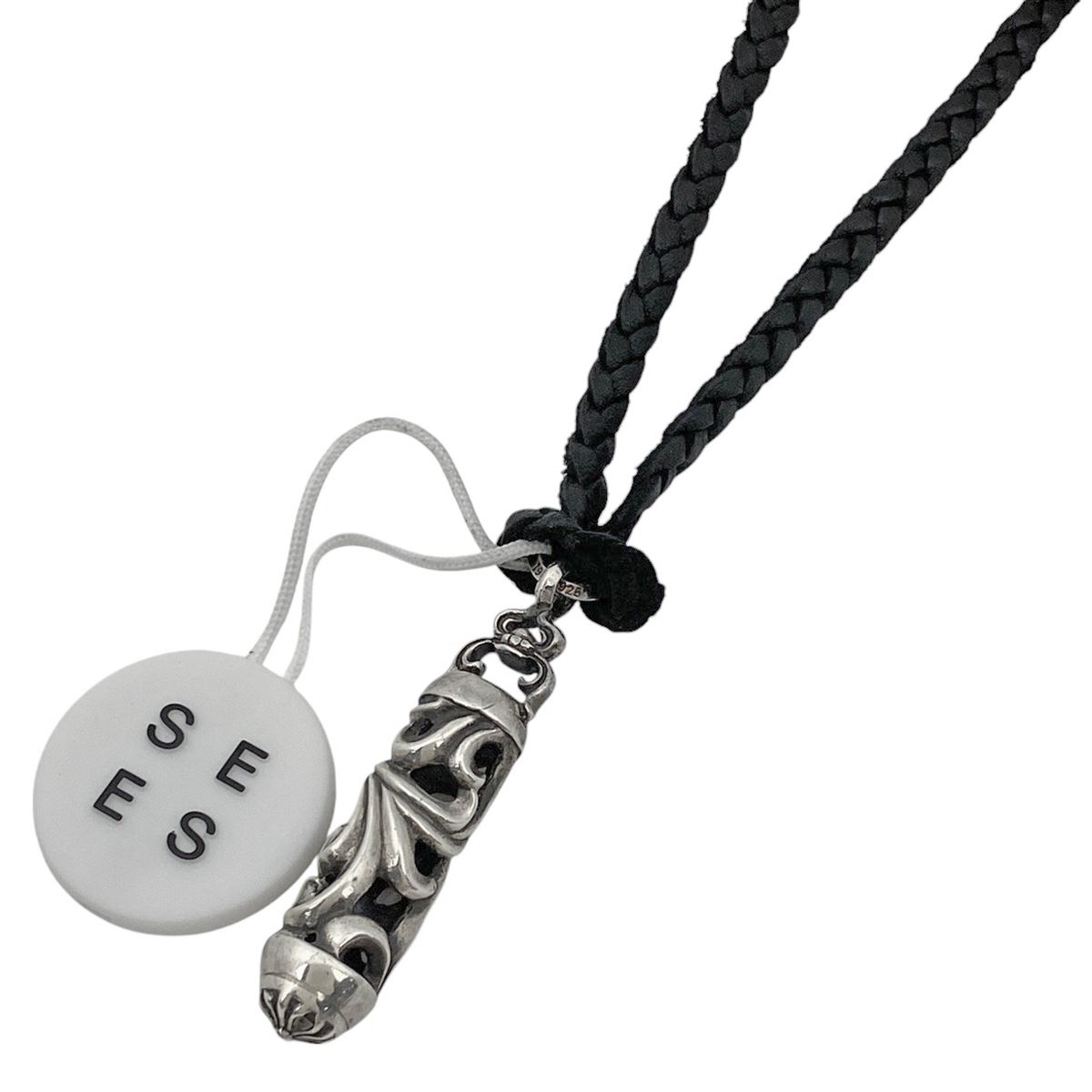 クロムハーツ　ローラーペンダント　レザーブレード　925 1998 クロムハーツ CHROME HEARTS ローラー スクロール レザー ブレード