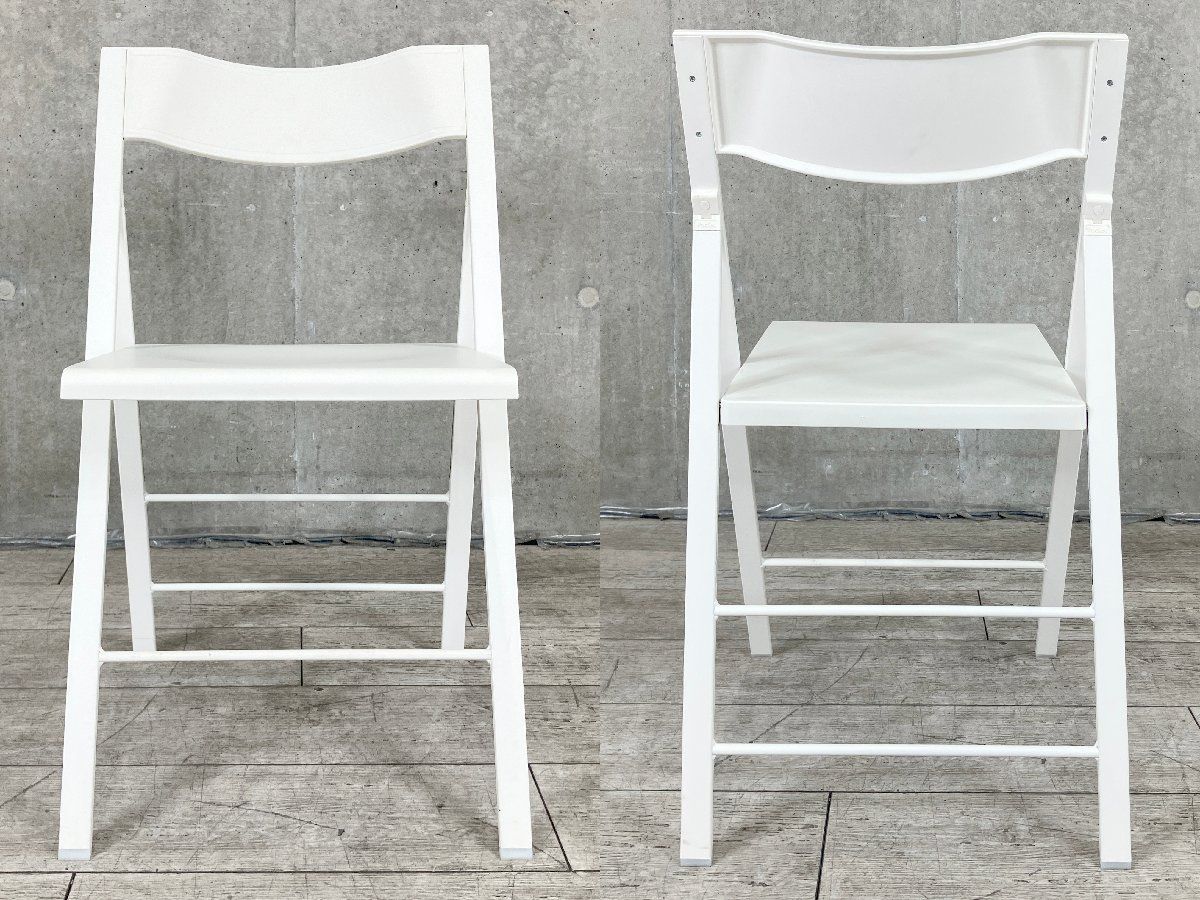 arrmet アーメット Pocket ポケットチェア フォールディングチェア 折り畳みチェア ホワイト