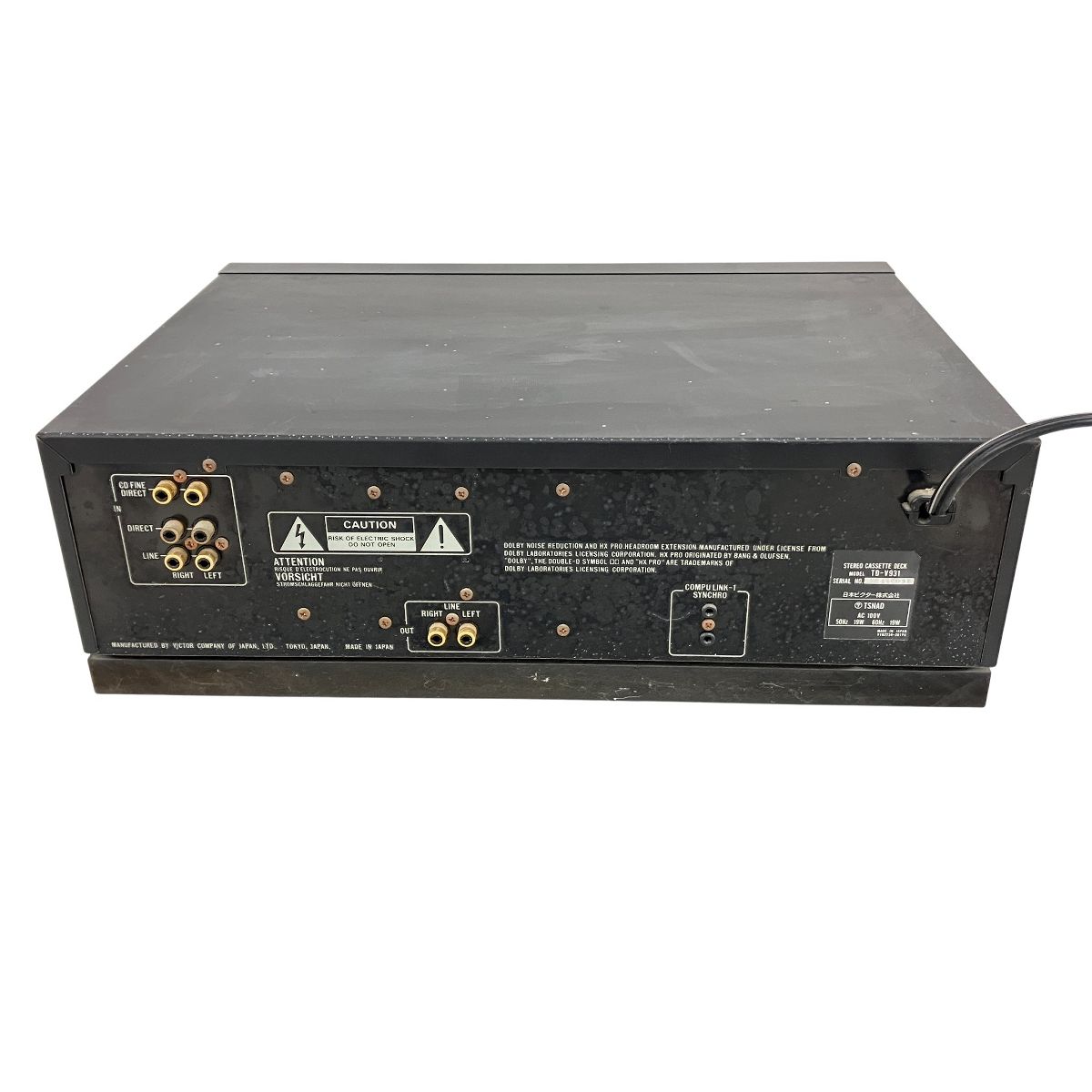 希少 Victor TD-V931 カセットデッキ　現状品 Yahoo!オークション -「victor td v931」(カセットデッキ) (オーディオ