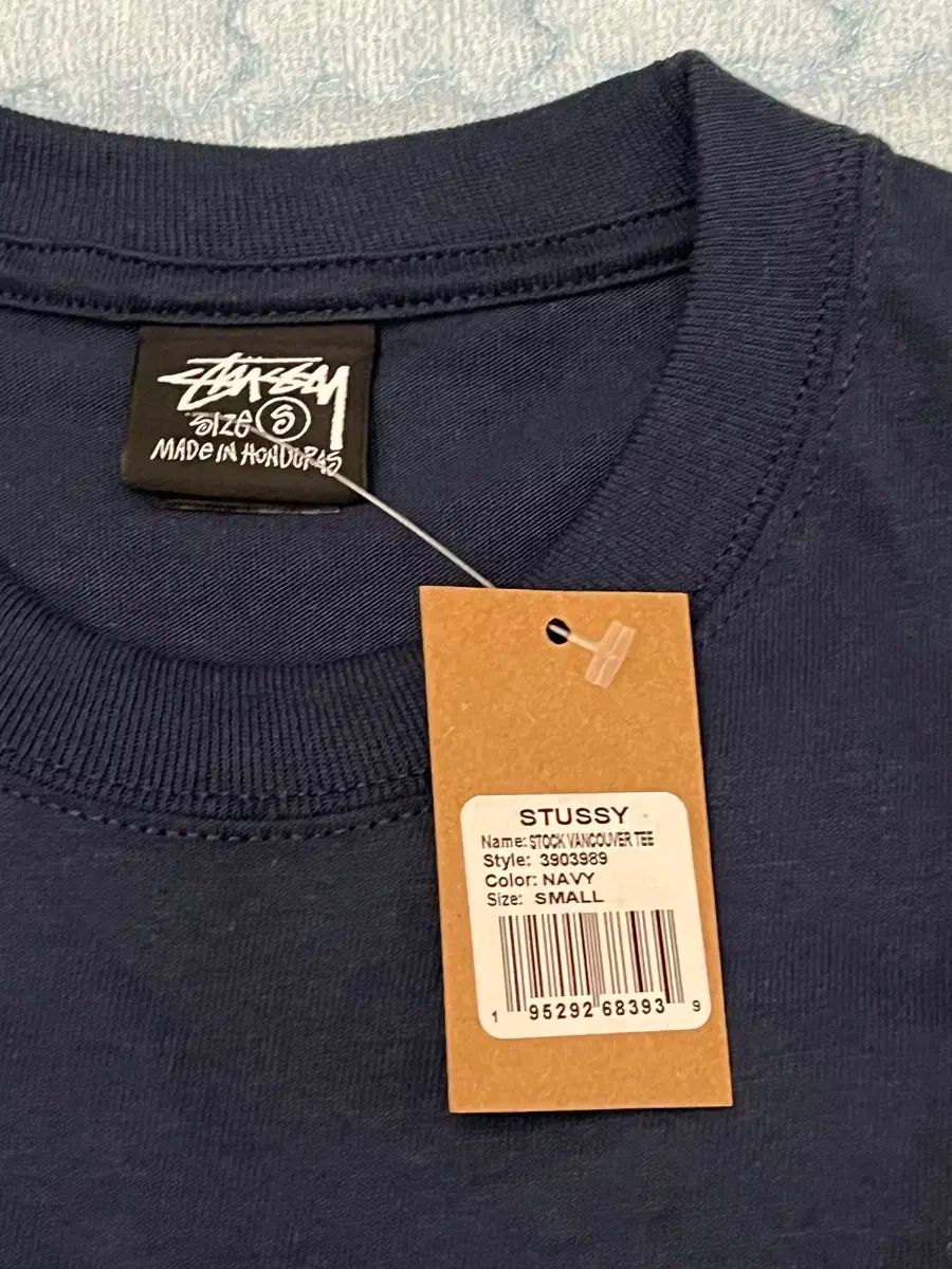  STUSSY ステューシー バンクーバー ネイビー s 半袖(Tシャツ) Tシャツ カットソー