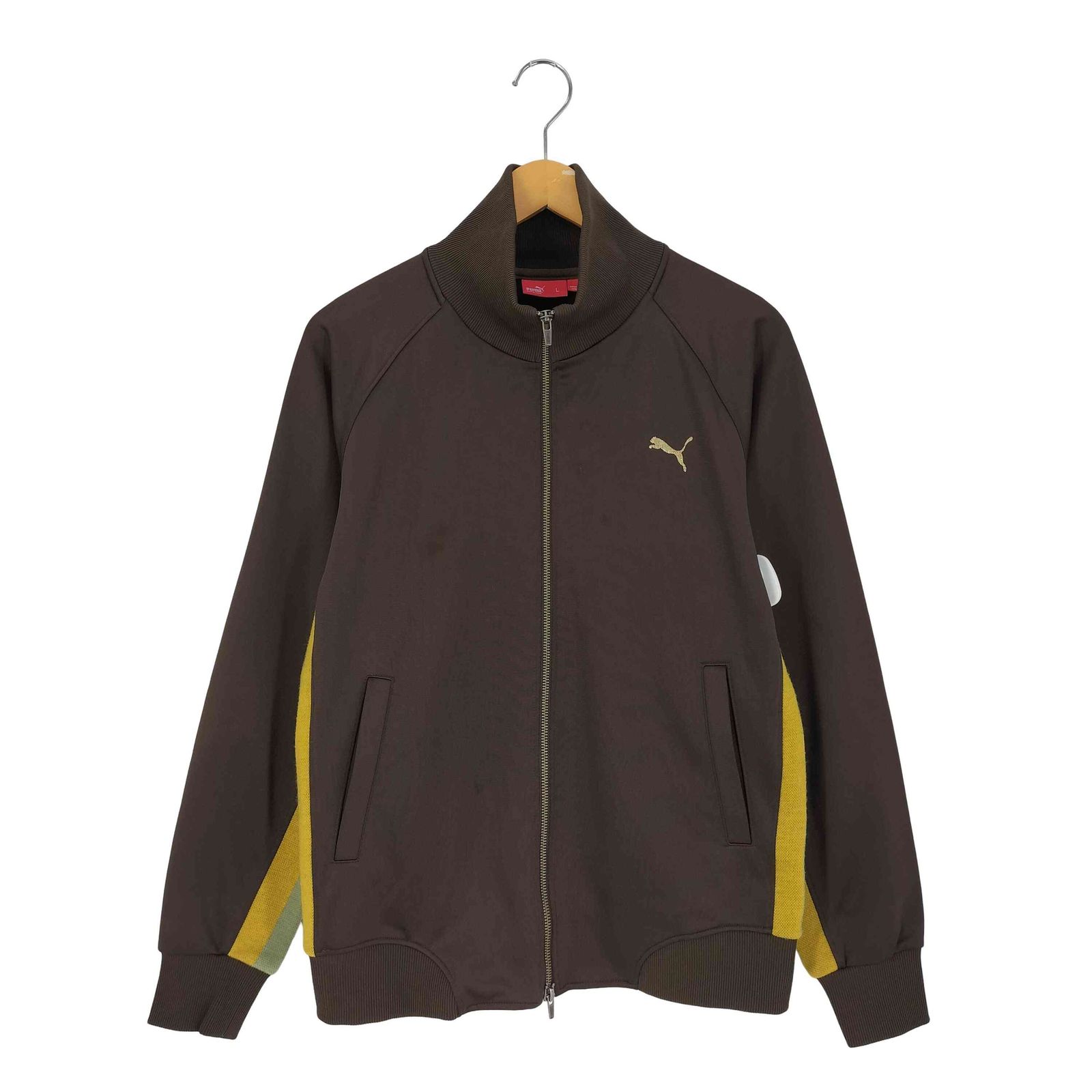 プーマ PUMA ロゴプリント サイド生地切替 トラックジャケット メンズ JPN：L 