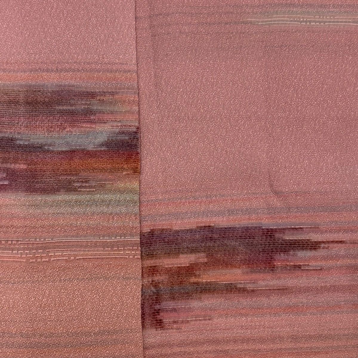 道中着 身丈93cm 裄丈66cm M 和装コート 落款あり 霞 地紋 薄紫 正絹 秀品 WWW_SMP1DAWEKUDUS_SCH_ID