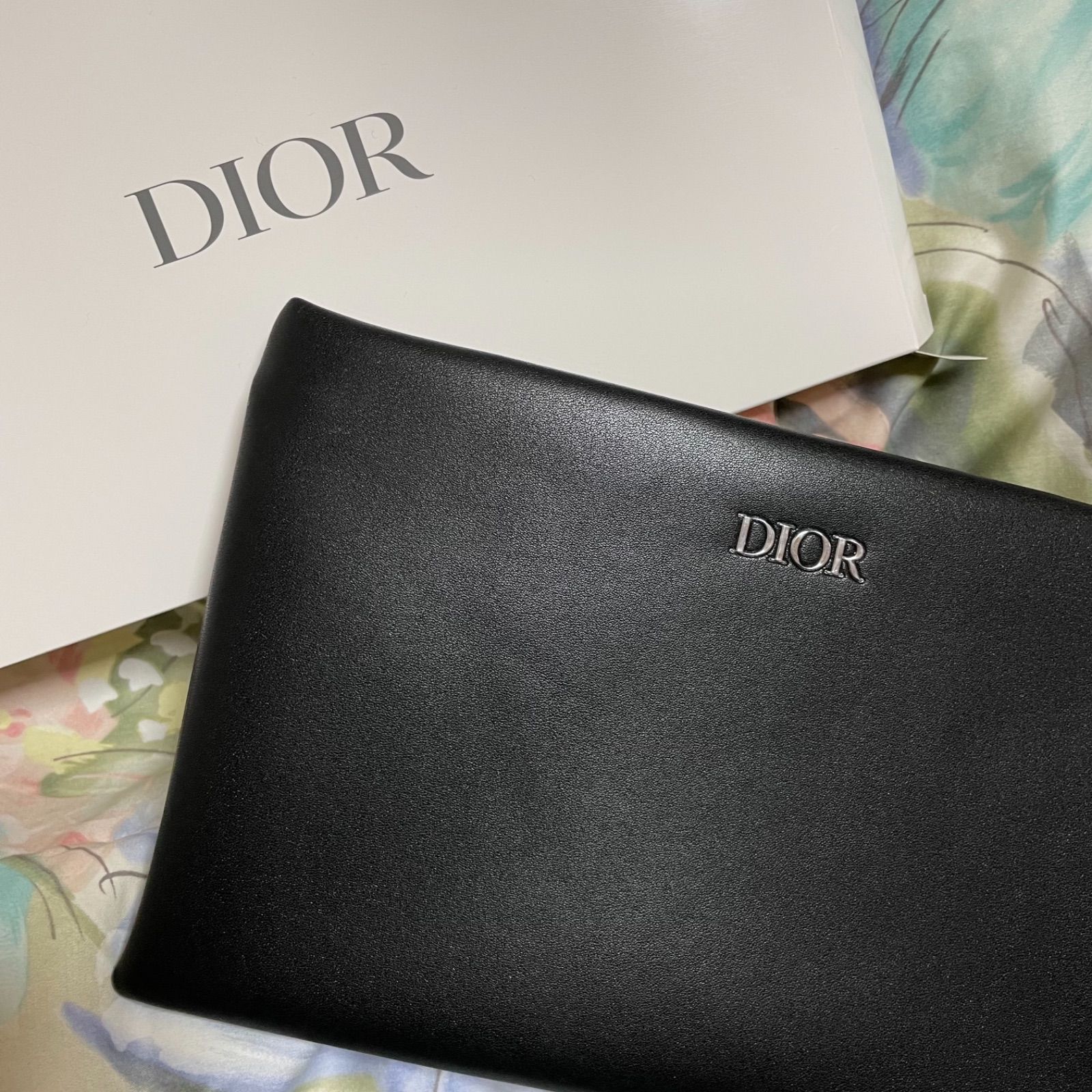 Diorニュールックアトリエ限定ノベルティ 千鳥格子柄ポーチ - メルカリ