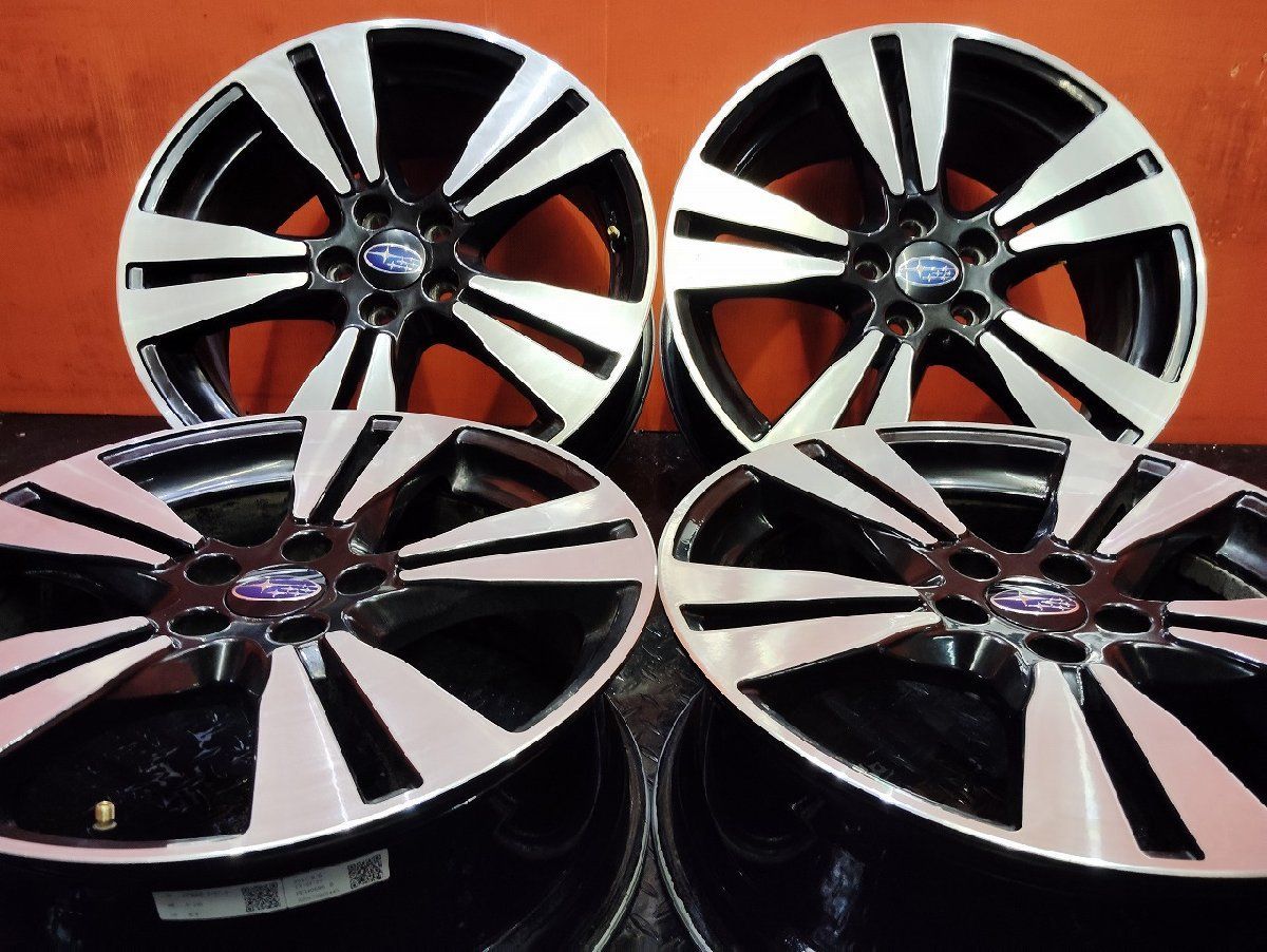 スバル XV 純正 17in 7J+48 PCD100 5穴　アルミホイール SUBARU スバル XV 純正 5スポーク ホイール 4本 17インチ 7J-17