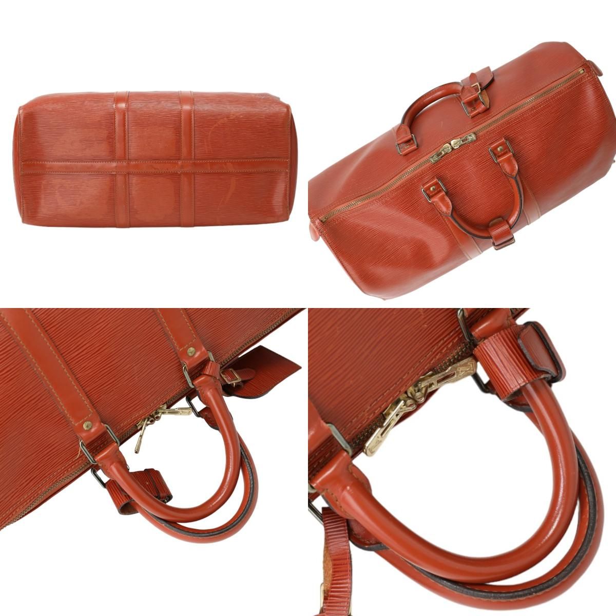 ルイヴィトン キーポル45 エピ ケニアブラウン 旅行かばん 73 ルイ