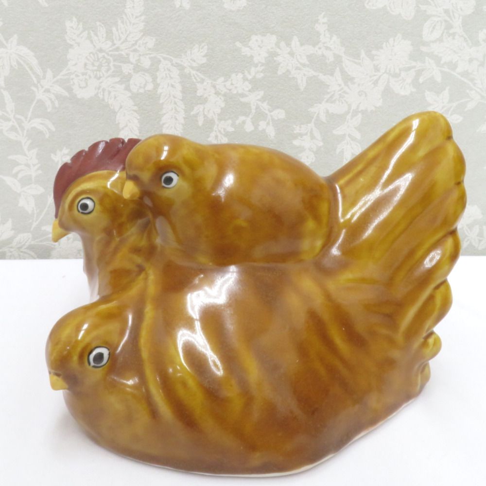 浅蔵五十吉　鶏　九谷 九谷焼 骨董・民芸品 インテリア 九谷五十吉 浅蔵五十吉 十二支 干支