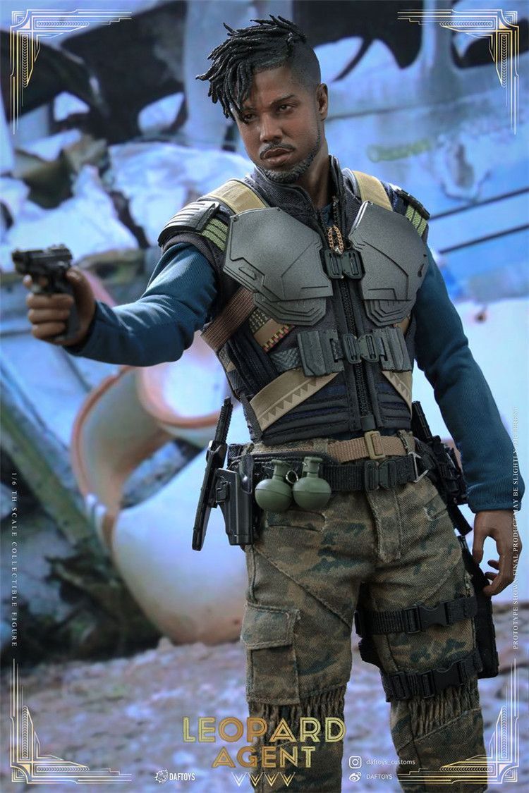 DAFTOYS 1/6 レオパードエージェント マイケル・バカリ・ジョーダン 風 DAFTOYS 1/6 レオパードエージェント マイケル・バカリ